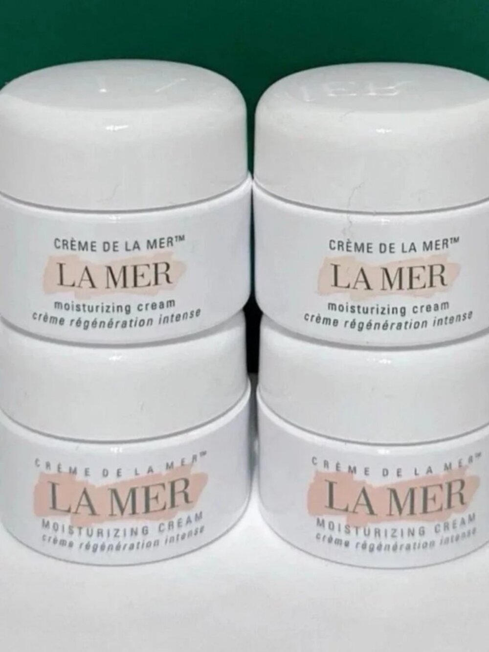 4 X LA MER Creme de La Mer The Moisturizing Cream 0.24 oz / 7 mL Each Total 28ml